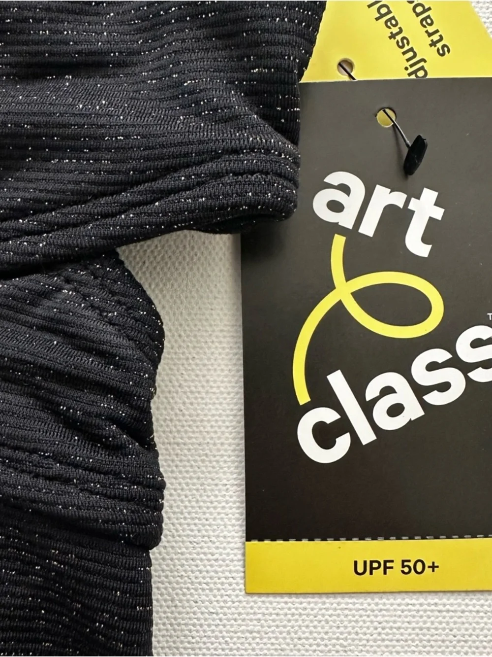 art class Black Sparkle One-Piece Swimsuit Size (6/7)